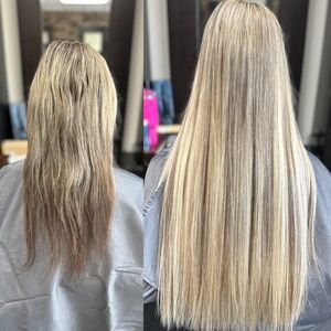 Bombshell hand tied hair extensions